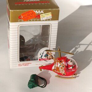 FUN Vintage NOMA Ornamotion Ornament Kringle Kopter 1989